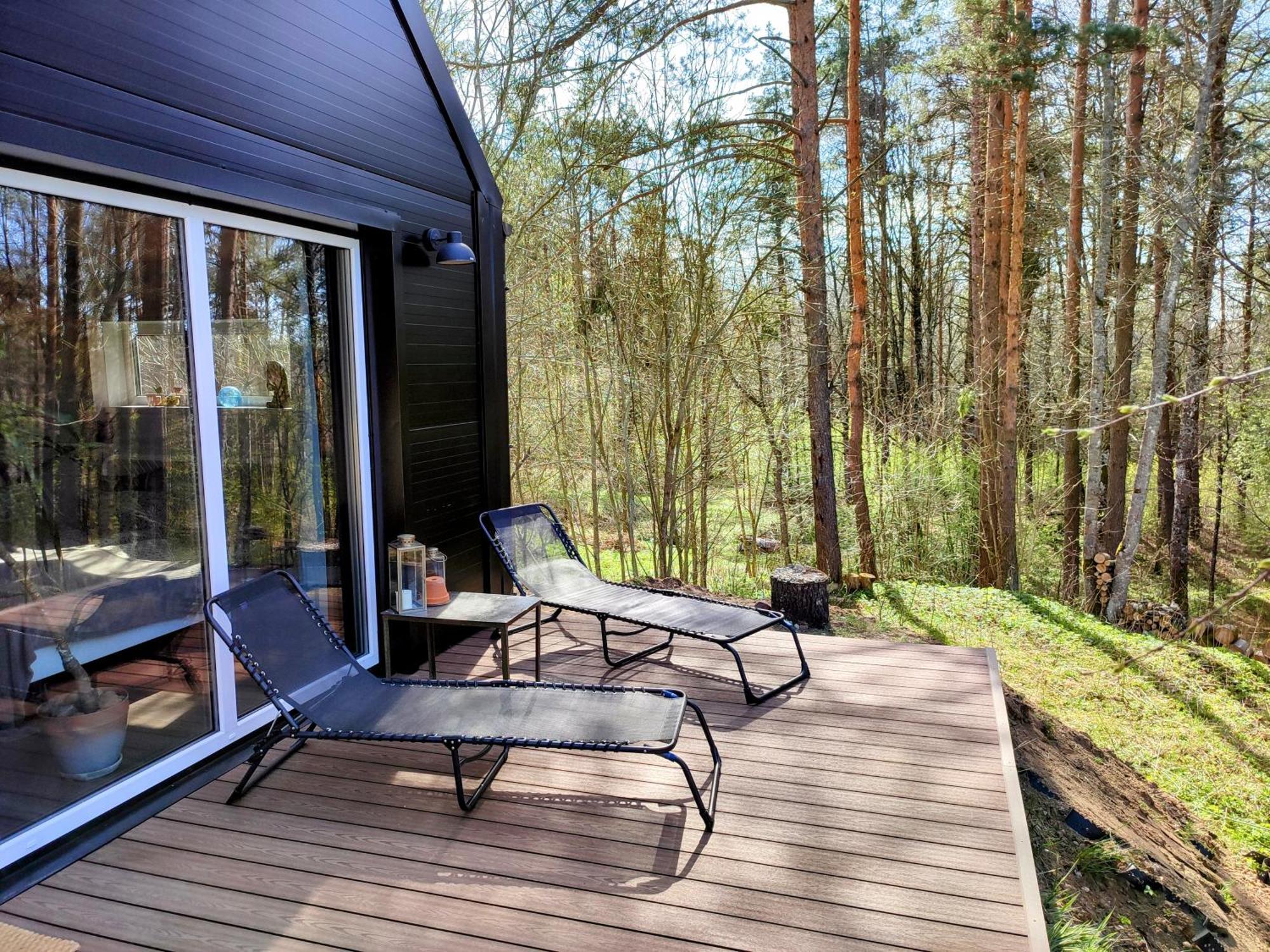 Modern Sauna Cabin In Horse Ranch Liyeplauke Екстер'єр фото