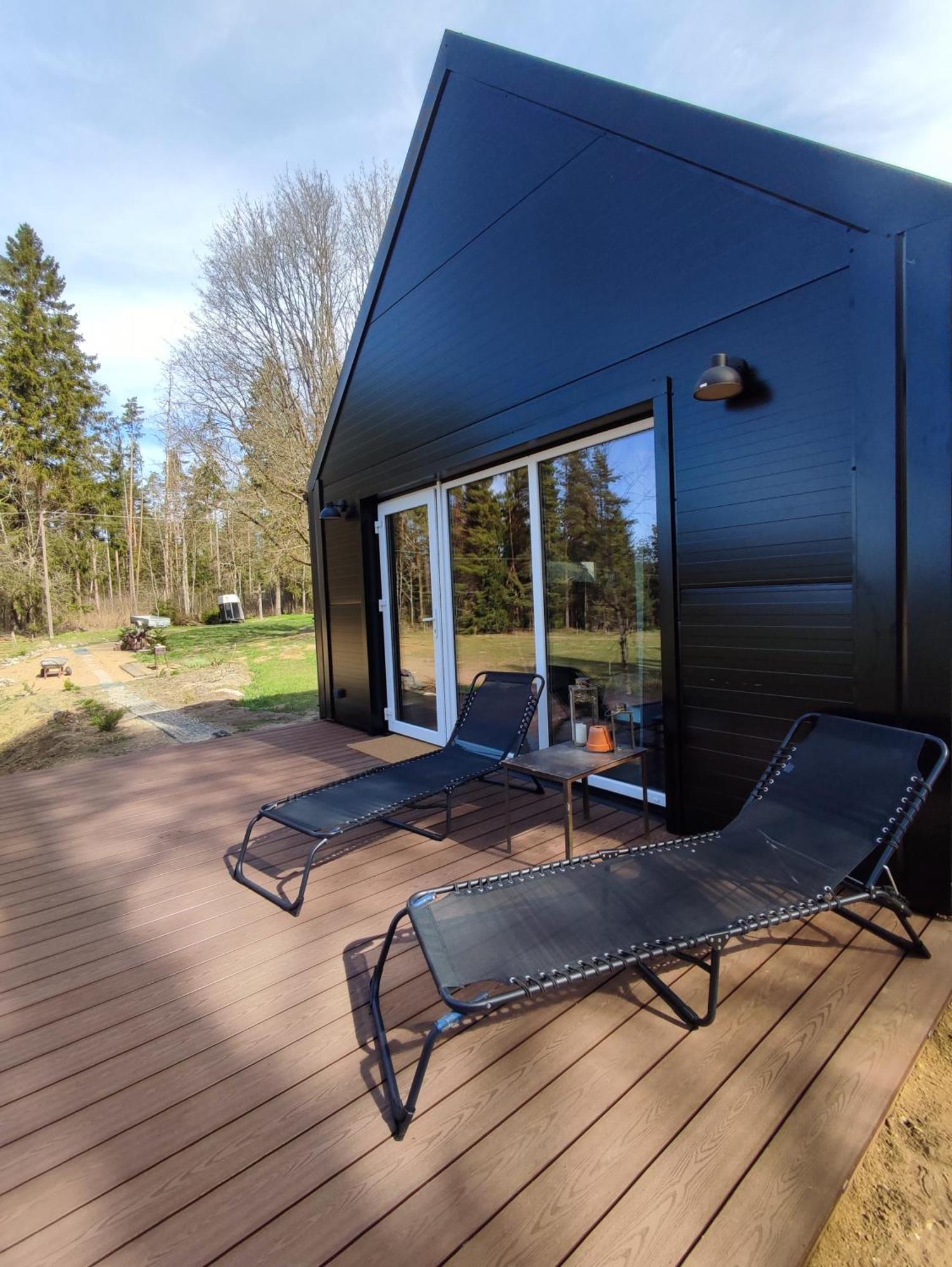 Modern Sauna Cabin In Horse Ranch Liyeplauke Екстер'єр фото