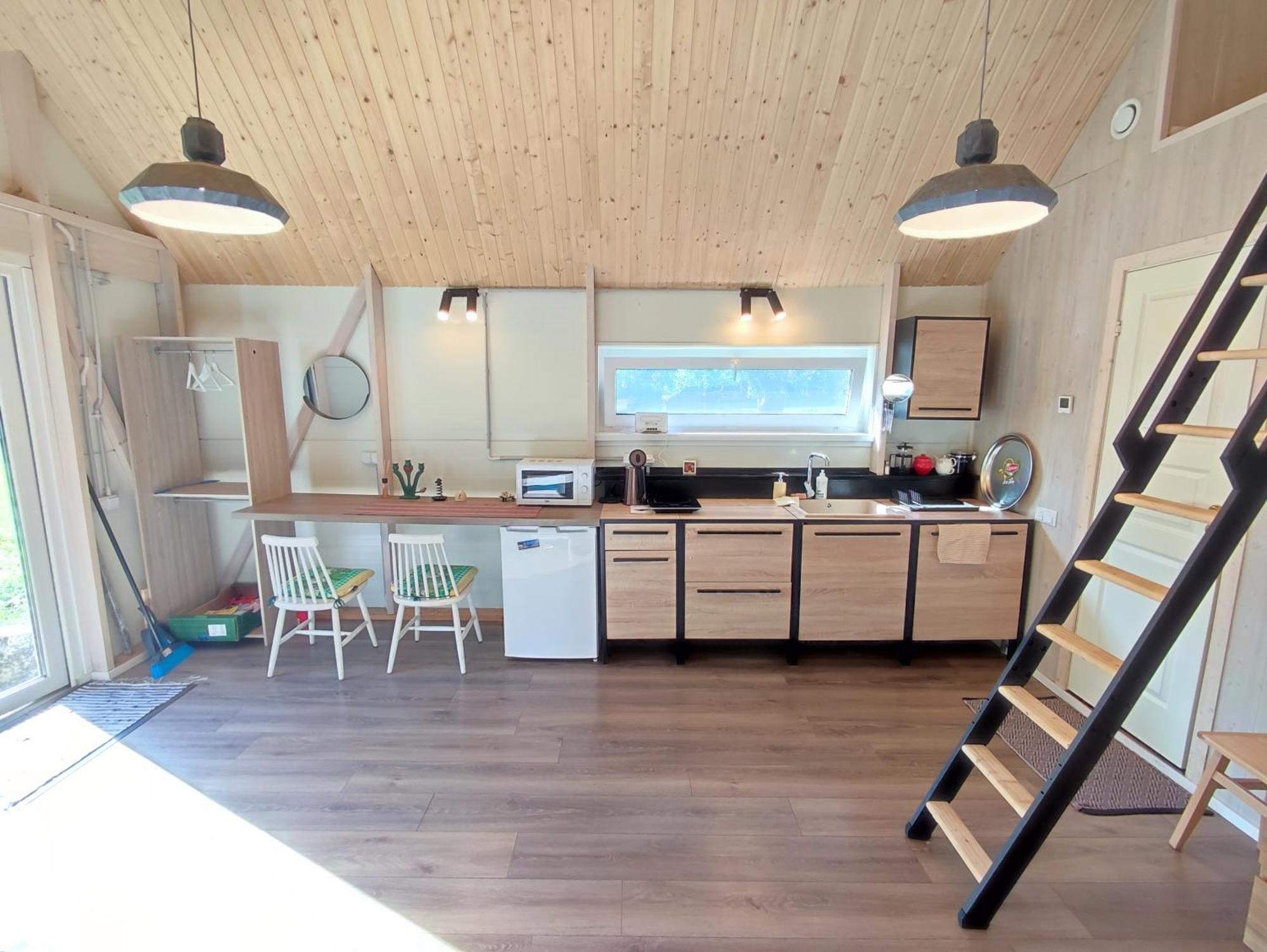 Modern Sauna Cabin In Horse Ranch Liyeplauke Екстер'єр фото