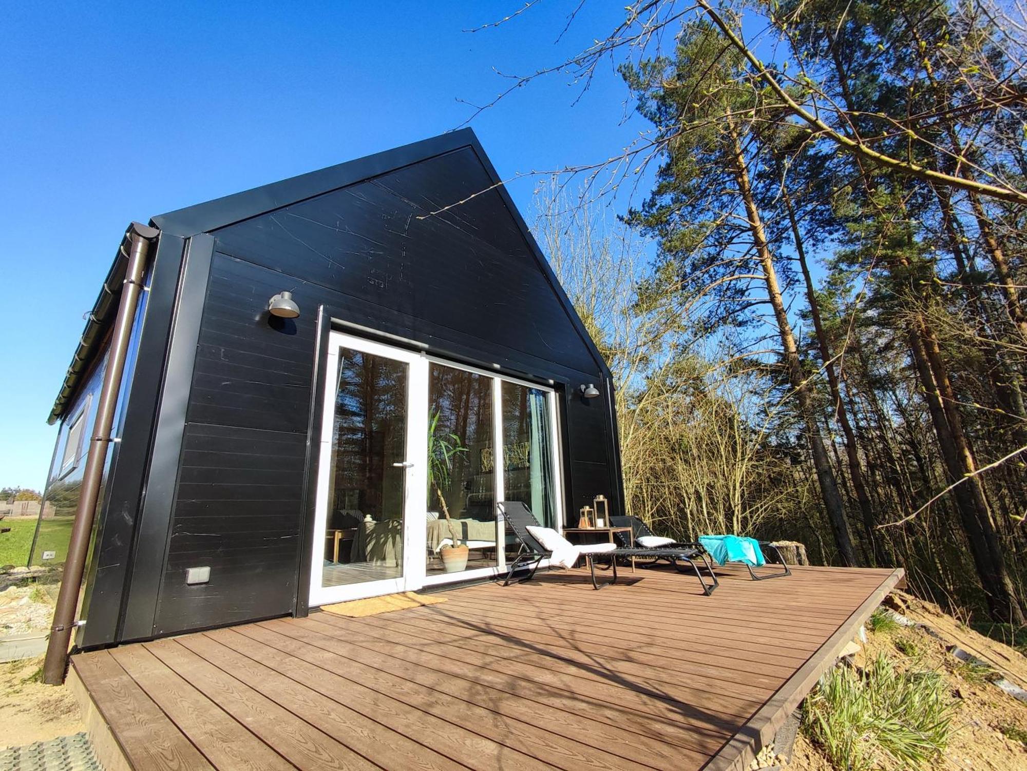 Modern Sauna Cabin In Horse Ranch Liyeplauke Екстер'єр фото
