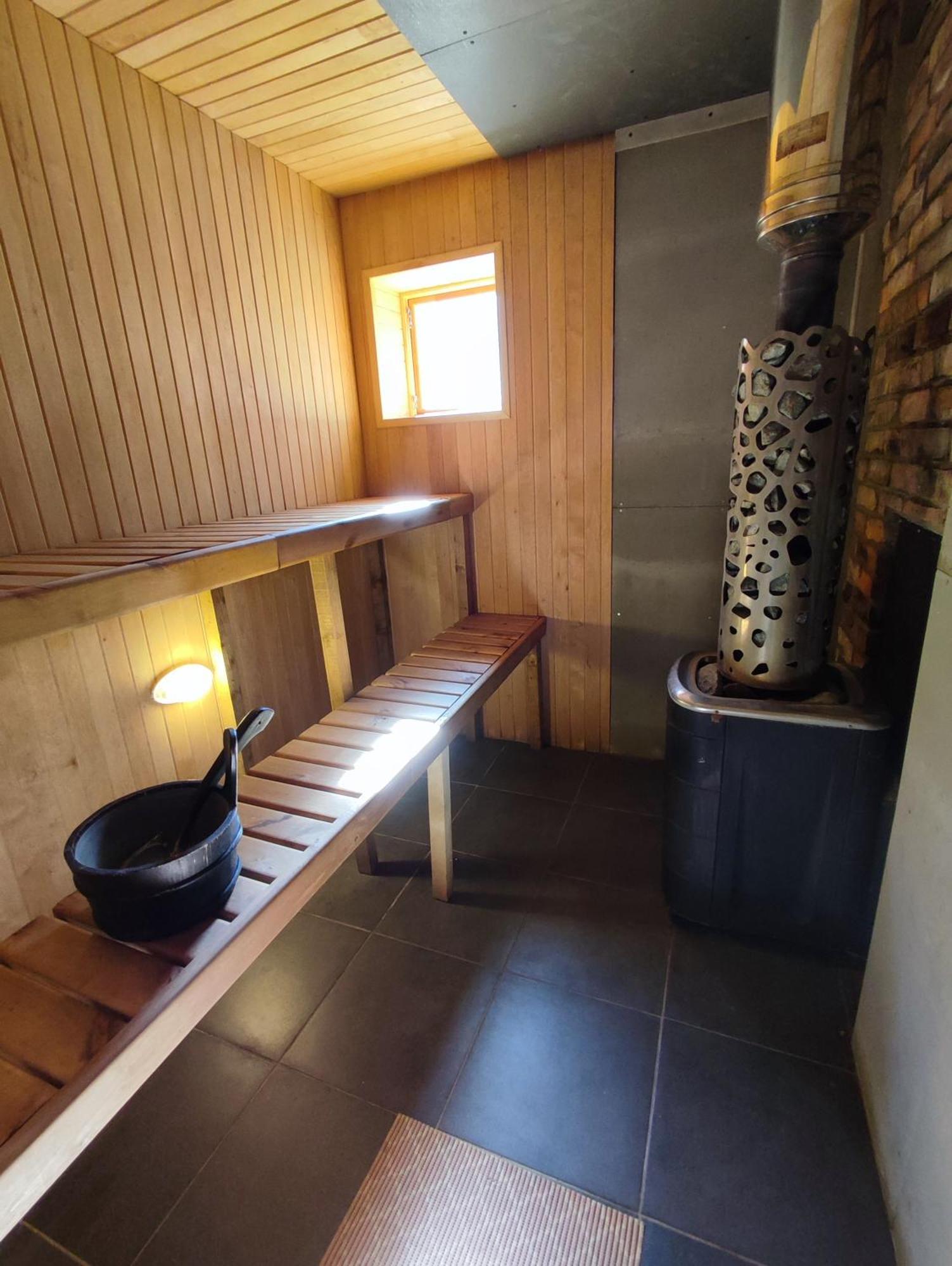 Modern Sauna Cabin In Horse Ranch Liyeplauke Екстер'єр фото
